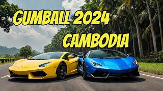 Gumball Rally Takes Over Cambodia with Supercars [upl. by Norry]