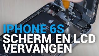 iPhone 6s scherm en LCD vervangen  Fixjenl [upl. by Leraj]