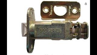 Weslock 600 Series Spring Latch replacement [upl. by Leakcim]