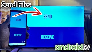 How to Send Files to Android TV From Mobile Phone  Transfer Files to TV [upl. by Artined]