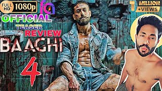 Tiger Shroffs Baaghi 4 Poster Teaser  Review Action Movie  2025  Tiger Shroff [upl. by Deedahs435]