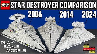 Every LEGO Star Destroyer COMPARISON Star Wars 6211 75055 75394 [upl. by Cullen237]