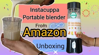 Travel friendly Portable Blender  InstaCuppa Portable Blender from Amazon [upl. by Wenona258]