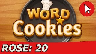 Word Cookies Rose 20 Answers Guide [upl. by Hermia761]