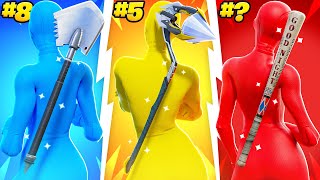 25 NEW Tryhard Pickaxes For CHAPTER 5 Fortnite [upl. by Ayalat]