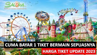 WISATA SALOKA PARK SEMARANG  TAMAN WISATA REKREASI TERBESAR JATENG  UPDATE TIKET TERBARU SALOKA [upl. by Jeffries]