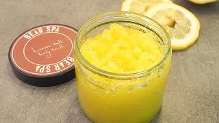 How to make lemon salt scrub [upl. by Nedloh601]