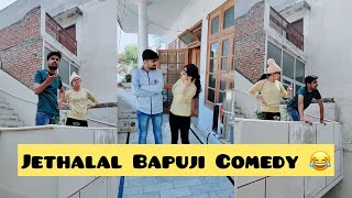 Jethalal Bapuji Comedy 😂  Taarak Mehta Ka Ooltah Chashmah  Champaklal Special  Dushyant Kukreja [upl. by Athalla]