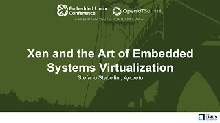 Xen and the Art of Embedded Systems Virtualization  Stefano Stabellini Aporeto [upl. by Yentruoc197]