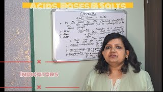 Acids Bases amp Salts Indicators  Class10 [upl. by Enaywd]