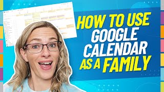 How to Setup A Google Family Calendar for the Ultimate Family Planner [upl. by Ylrad]