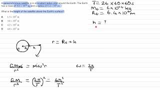 Gravitational Fields Exam Questions  A Level Physics AQA OCR A level 1 [upl. by Sidell]