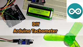 How to make TachoMeter using Arduino Uno and IR sensor  Tachometer  Arduino Projects diy [upl. by Sheppard]