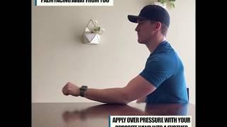 Elbow Flexion Self Mobilization [upl. by Maynord]