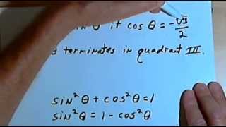 Solving Trig Problems with Pythagorean Identities 143851b [upl. by Graniela]