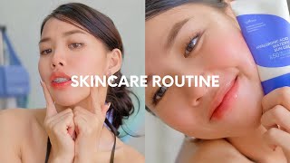 MY UPDATED SKINCARE ROUTINE oily acneprone sensitive skin [upl. by Nabla]