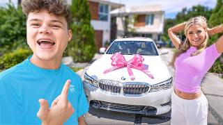 I Surprised Michelle With A New BMW [upl. by Sitoiganap]