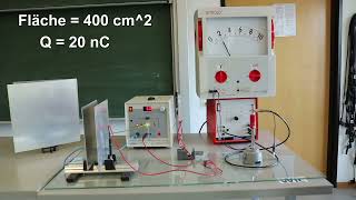 Kapazität Plattenkondensator  Abhängigkeit von der Plattenfläche [upl. by Ogawa]