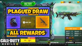 PLAGUED DRAW ALL REWARDS SHOWCASE CODM S1 LEAKS 2024 COD MOBILE [upl. by Manoff]