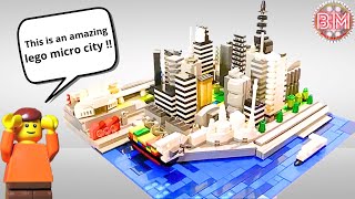 I made this LEGO MICRO CITY MOC [upl. by Haroppizt]