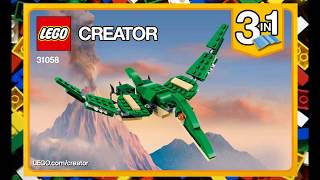 Lego Creator 31058 Pterodactyl  Instruction [upl. by Mell]