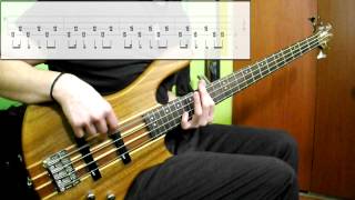 System Of A Down  Toxicity Bass Cover Play Along Tabs In Video [upl. by Baker]