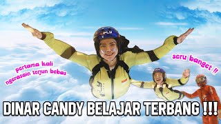 DINAR CANDY BELAJAR TERBANG 🤣 [upl. by Annodas]