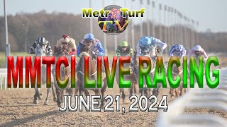 21 June 2024  Philippines Horse Racing Live  Metro Manila Turf Club Inc [upl. by Suolevram367]