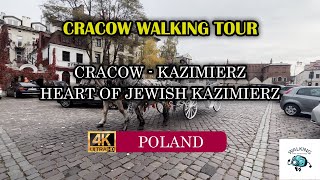 Walking Tour of Cracow  Kazimierz  Heart of Jewish Kazimierz [upl. by Konikow]