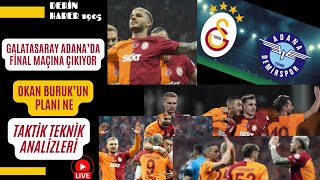 GALATASARAY ADANADA HATA İSTEMİYOR  OKAN BURUKUN PLANI NE  GS TRANSFER HABERLERİ  SORU CEVAP [upl. by Bashuk385]