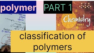 polymer class 12 chemistry classification of polymers [upl. by Nahama]