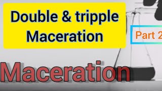 Maceration Part2  maceration with animation  easy urdu lectures of Pharmacognosy  extraction [upl. by Odyssey151]