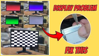 Dell monitor flickering issue FIX  redgreenbluewhiteblack screen flashing problem solved [upl. by Einiar]