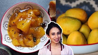 How To Make South Indian Style Mango Chutney  Sweet and Spicy Mango Chutney Recipe [upl. by Tracay320]