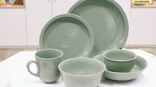 🔥Custom Green Embossed Stoneware Tableware Set  Raylon Enterprise [upl. by Sherie427]