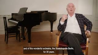 Daniel Barenboim about SEASON 202223 [upl. by Onairam]