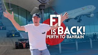 Perth to Bahrain for F1 preseason testing [upl. by Assirroc]