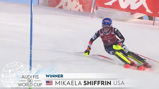 Ski Alpin Womens Slalom II LeviFIN 2run Highlights 2023  89th Victory for Michaela Shiffrin 🥳 [upl. by Sseb652]