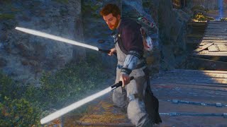 Star Wars Jedi Survivor  White Lightsaber Crystal Gameplay HD [upl. by Anilos]