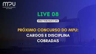 Concurso MPU Informações cargos e discplinas cobradas [upl. by Norab563]