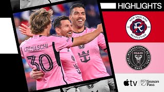 New England Revolution vs Inter Miami CF  Full Match Highlights  April 27 2024 [upl. by Sigismond398]