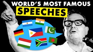 The Worlds Most Famous Speeches chosen by YOU [upl. by Ciredec165]