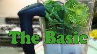 How to make a Delicious and Simple Green Smoothie  Green Regimen [upl. by Akisey]