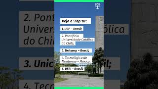 USP é melhor universidade da América Latina veja top 10 [upl. by Elocim]