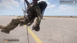 Arma 3  Advanced Rappelling With Custom Animation [upl. by Aihsenot661]