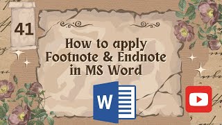 How to use Footnote and Endnote MS Word  Footnote and Endnote in Urdu  MS Word Full Course FREE [upl. by Aihsyla678]