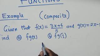 Function composite and inverse [upl. by Assirram]