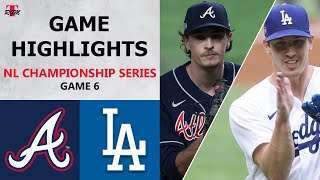 Atlanta Braves vs Los Angeles Dodgers Game 6 Highlights  NLCS 2020 [upl. by Wrdna]