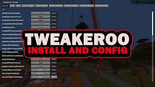 Minecraft Tweakeroo Tutorial  Install and Open Config Menu [upl. by Simsar]