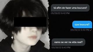 marquei um encontro com uma garota na dark web [upl. by Lattonia]